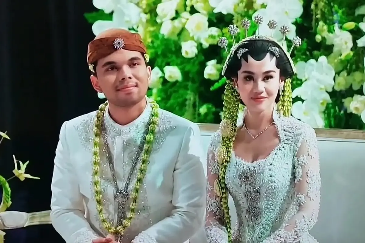 Pernikahan Thariq Halilintar - Aaliyah Massaid. ( M Altaf Jauhar/ Liputan6.com)