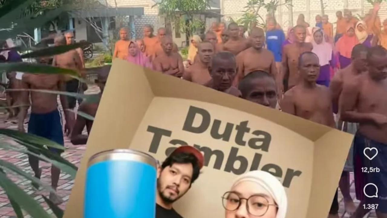 Unik! Ipda Purnomo Ajak Ratusan ODGJ Mencari Tumbler Saat Berjemur