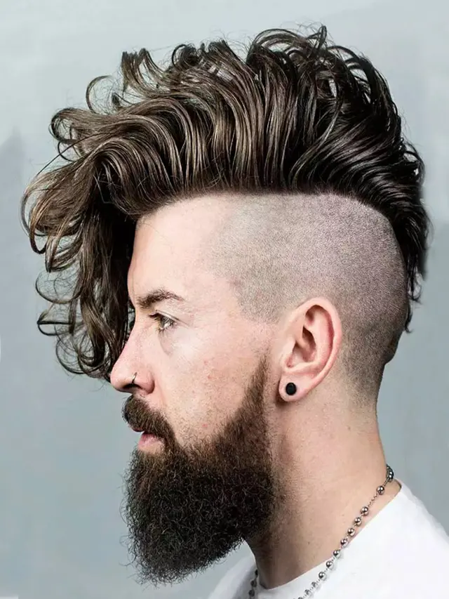 Long Curly Undercut