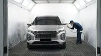 Layanan bengkel body & paint Hyundai. (HMID)