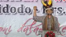 Gubernur DKI Jakarta berstatus nonaktif itu menjabarkan visi dan misinya di hadapan ratusan masyarakat Papua di GOR Waringin, Jayapura, Kamis (5/6/14). (Liputan6.com/Herman Zakharia)