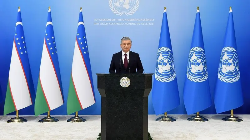 Presiden Uzbekistan Shavkat Mirziyoyev menyatakan bahwa pandemi global Corona COVID-19 telah sangat mengubah hubungan internasional (Kedubes Uzbekistan)