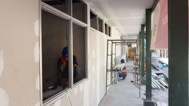 Kementerian PUPR mempercepat pembangunan fasilitas observasi, penampungan atau karantina untuk pengendalian infeksi penyakit menular, utamanya COVID-19 (Corona) di Pulau Galang, Kota Batam. (Dok Kementerian PUPR)