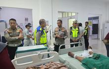 4 Polda Ambil Sampel DNA Keluarga Korban Kecelakaan Bus ALS-Truk Tangki di Musi Rawas Utara