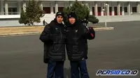 I Made Wirawan dan Choirul Huda saat di Timnas Indonesia. (Persib.co.id/Dok Pribadi)