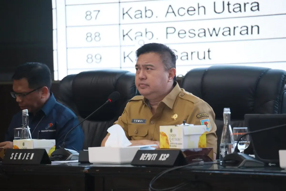 Sekretaris Jenderal Kementerian Dalam Negeri (Kemendagri) Tomsi Tohir