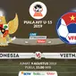 Piala AFF U-15 2019: Indonesia vs Vietnam. (Bola.com/Dody Iryawan)