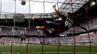 Juventus menang atas MLS All Star. (AP Photo/Julio Cortez)