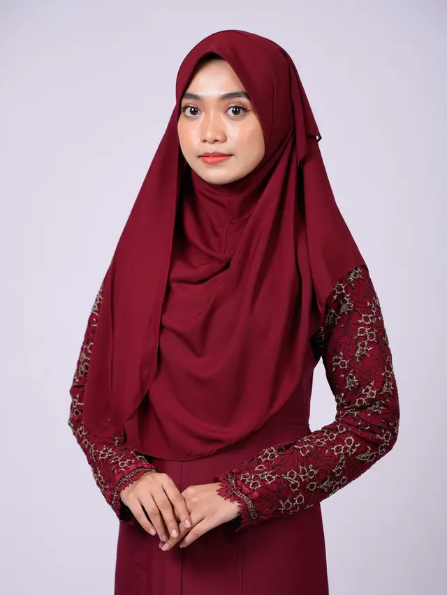 Model Gamis Batik Syar'i Slim Fit tapi Tetap Sopan