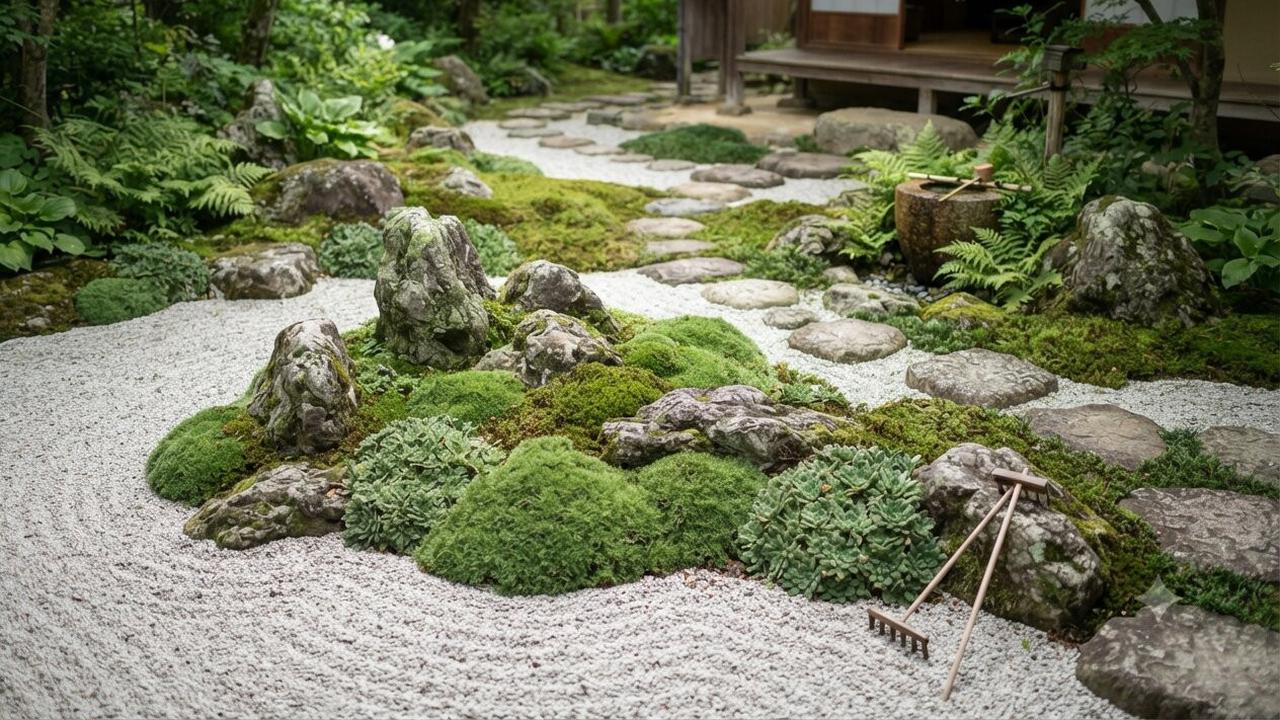 Gravel Garden Ala Jepang yang Mudah Ditiru di Rumah
