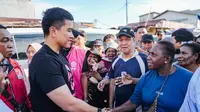 Blusukan Bareng Septinus Lobat di Sorong, Kaesang Sempat Dikira Gibran