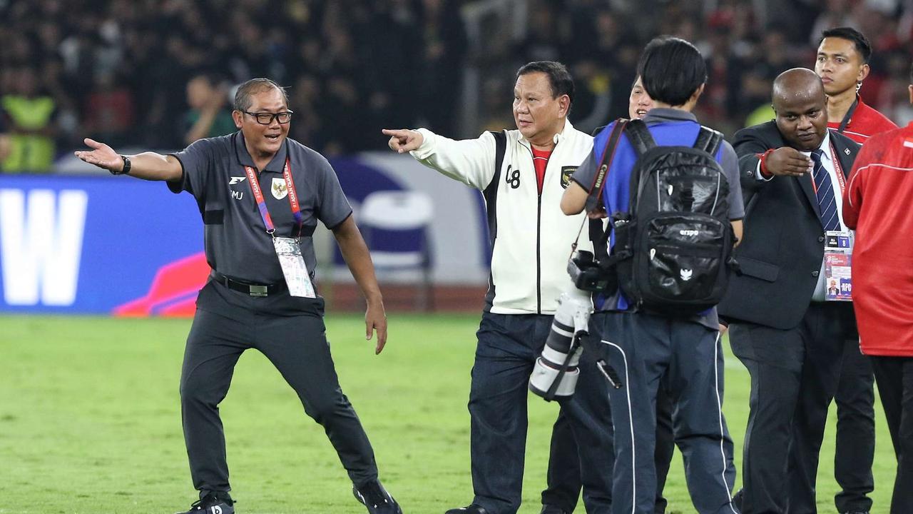 Prabowo beri selamat ke pemain Timnas Indonesia