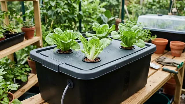 Cara Mengatasi Jentik Nyamuk di Genangan Air Hidroponik (Foto: Gemini AI)