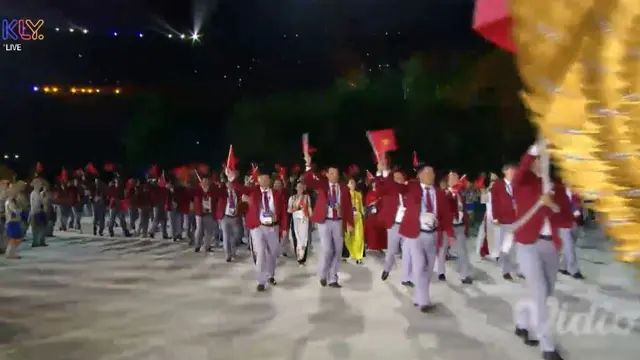 Parade kostum defile di pembukaan Asian Games 2018