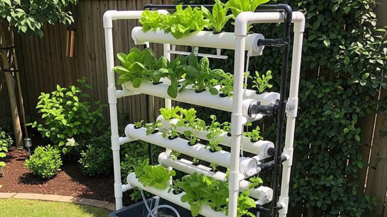 7 Model Halaman Belakang Rumah Kecil dengan Kebun Hidroponik Modern, Solusi Hijau Lahan Terbatas