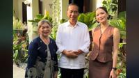 Rumahnya Jadi Tempat Wisata Dadakan, Iriana Jokowi Suguhkan Makanan dan Durian.&nbsp; foto: TikTo @corraima0905