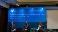 Bernardus Irmanto diangkat sebagai Presiden Direktur dan Chief Executive Officer Vale Indonesia. (Gagas/Liputan6.com)