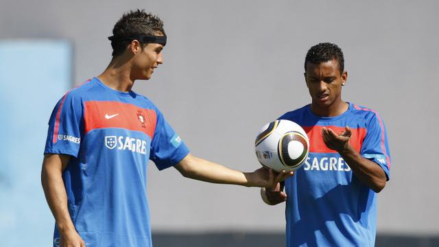 Cristiano Ronaldo dan Luis Nani