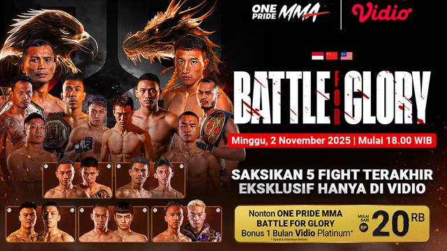 Saksikan ONE Pride MMA: Battle for Glory di Vidio. (dok. vidio.com)