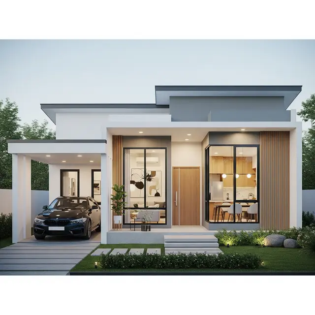 Contoh Rumah Sederhana tapi Mewah Ukuran 6x10 Meter