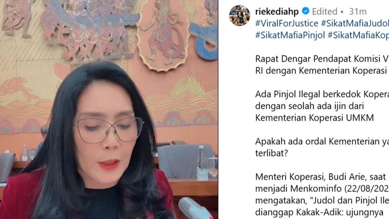 Keras, Rieke 'Oneng' Rapat Bareng Budi Arie Desak Bongkar Pinjol Ilegal Berkedok Koperasi