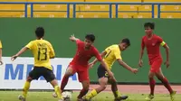 Timnas Indonesia U-18 Vs Malaysia pada babak semifinal Piala AFF U-18 2018 di Go Dau Stadium, Sabtu (17/8/2019). (PSSI).