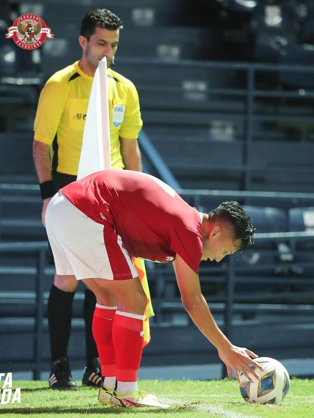 Gelandang Timnas Indonesia, Syahrian Abimanyu.