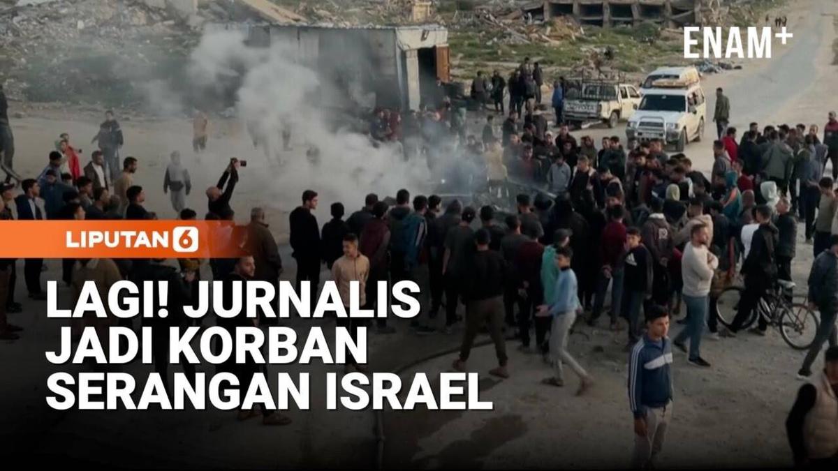 Tragis! Jurnalis Kembali Jadi Korban Serangan Udara Israel di Gaza