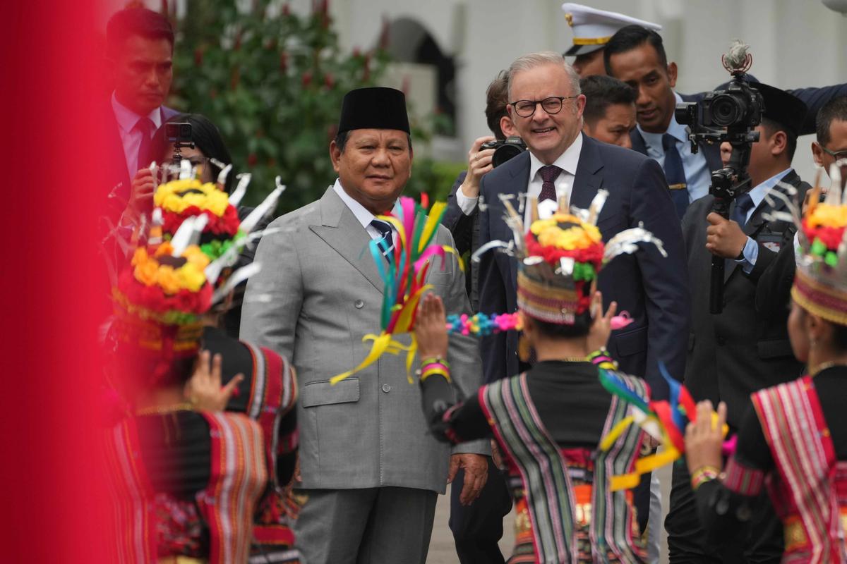 FOTO: Presiden Prabowo Terima PM Albanese di Istana Merdeka Perkuat Hubungan Indonesia Australia