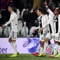 Juventus meraih kemenangan tiga gol tanpa balas Chievo pada laga pekan ke-20 Serie A, di Allianz Stadium, Senin (21/1/2019) malam waktu setempat. (Marco Bertorello)