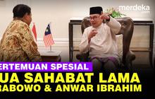 VIDEO: Obrolan Penting Dua Sahabat Menhan Prabowo dengan PM Malaysia Anwar Ibrahim