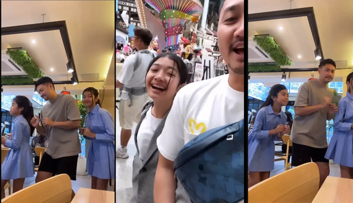 Angga Wijaya sedang menikmati kaharmonisan bersama keluarga barunya. Berikut beberapa potret mantan suami Dewi Perssik itu saat menikmati liburan bersama istri Nurul Kamaria. Tidak hanya membagikan momen kemesraan bersama istri tercinta, tapi juga memperlihatkan kedekatannya dengan anak sambung. [Instagram/anggawijaya88]