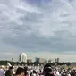 Suasana Monas di reuni aksi 212. (Liputan6.com/Devira Prastiwi)