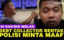 VIDEO: Melas, Debt Collector Bentak Polisi Minta Maaf "Rekan Jangan Tiru Kami"