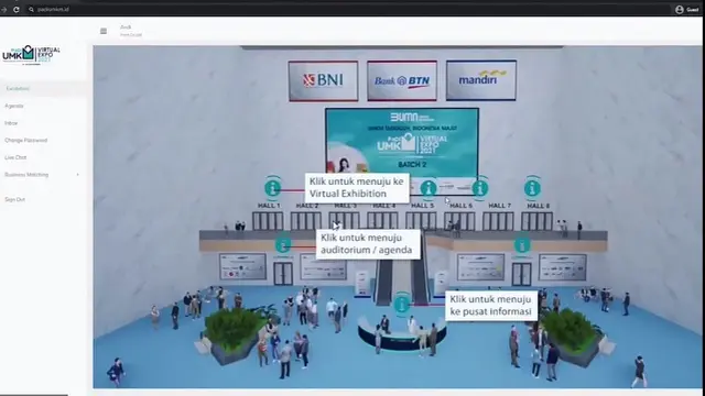 Cara akses Pasar Digital (PaDi) UMKM Indonesia Virtual Expo gelombang kedua.