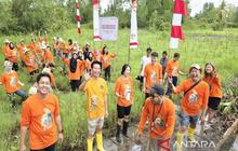 Trivia Mangrove: SBI Tanam 4.000 Bibit Rambai, Perkuat Penanaman Mangrove Pulau Curiak dan Konservasi Bekantan
