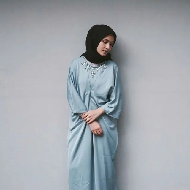 kaftan batik biru