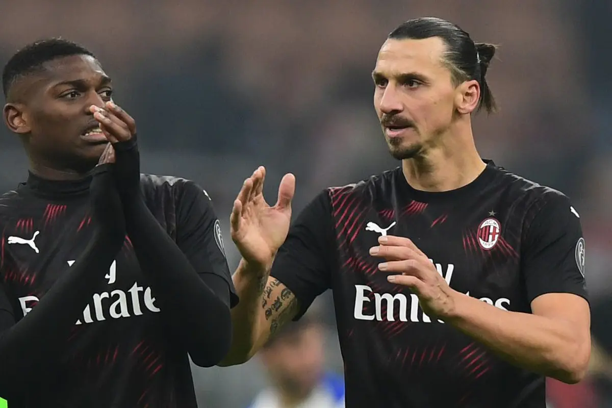 Rafael Leao dan Zlatan Ibrahimovic