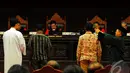 Para saksi diambil sumpahnya saat akan memberikan kesaksiannya di persidangan sengketa pilpres yang keenam, Jakarta, Kamis (14/8/2014) (Liputan6.com/Andrian M Tunay)