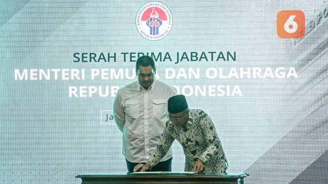 Serah Terima Jabatan Menteri Pemuda dan Olahraga Tahun 2023