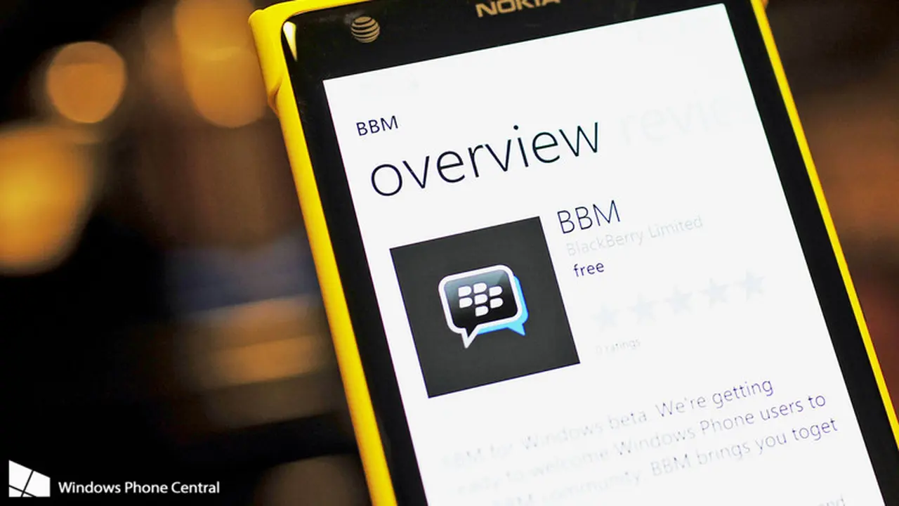BBM Versi Beta Sambangi Windows Phone!