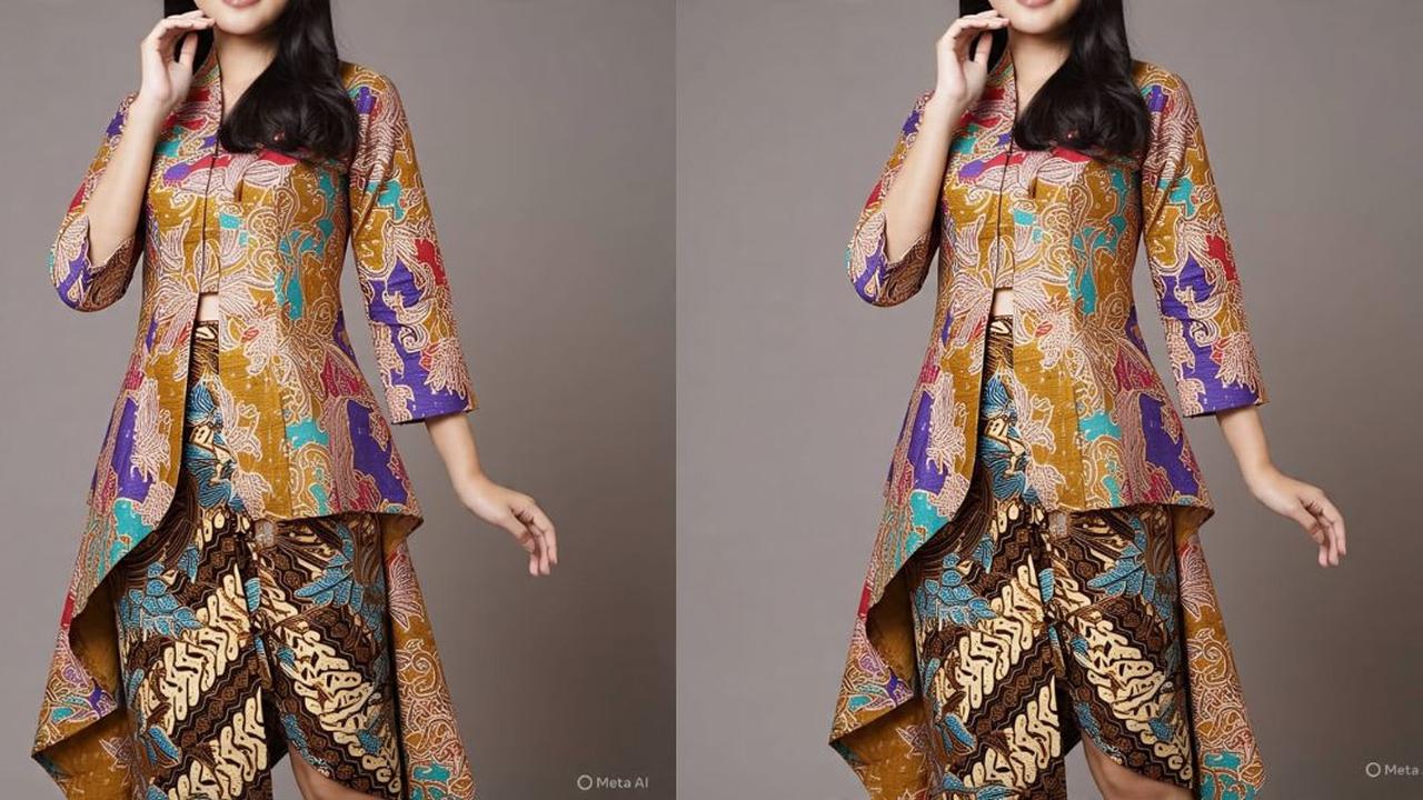 7 Model Tunik Batik Kombinasi Brokat Modern 2025, Tampilan Makin Stylish dan Cantik
