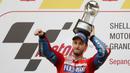 4. Andrea Dovizioso (Ducati) - US$5.6 juta atau Rp81,5 miliar per tahun. (AP/Vincent Thian)