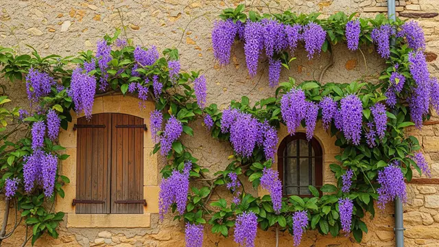 Petrea Volubilis (Lonceng Katedral/Sandpaper Vine)/Gemini AI