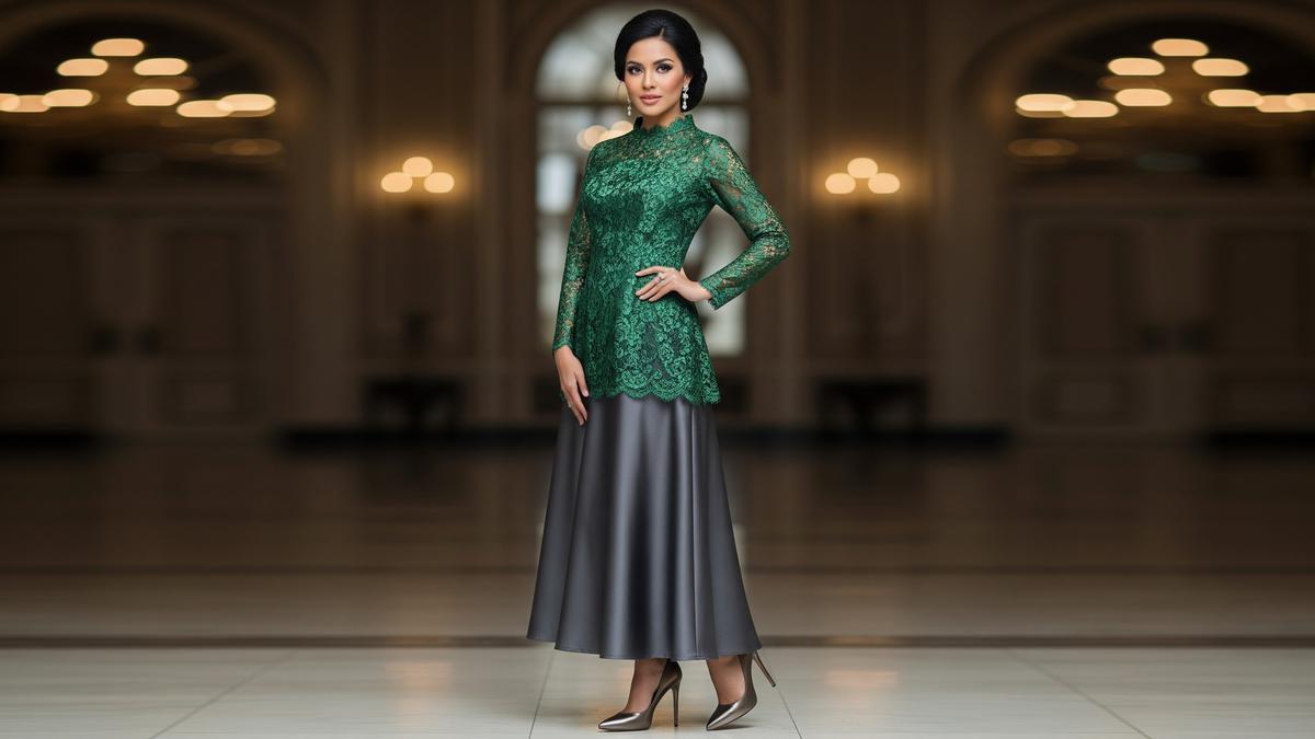 7 Trend Atasan Brokat Terbaru yang Cocok Dipakai dengan Rok A-Line Formal