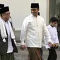 Gubernur Anies Baswedan salat Idul Fitri di Balai Kota Jakarta, Rabu (5/6/2019). (Liputan6.com/Ratu Annisaa Suryasumirat)