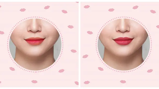 Tekstur lip cushion