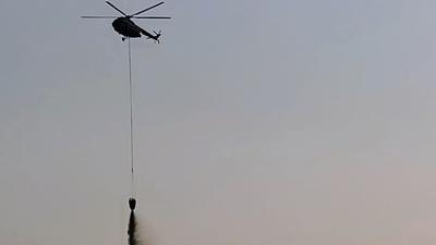 Helikopter Water Bombing Dikerahkan Atasi Karhutla Kalsel