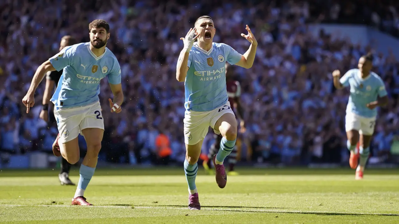 Phil Foden - Manchester City Vs West Ham di Premier League 2023/2024