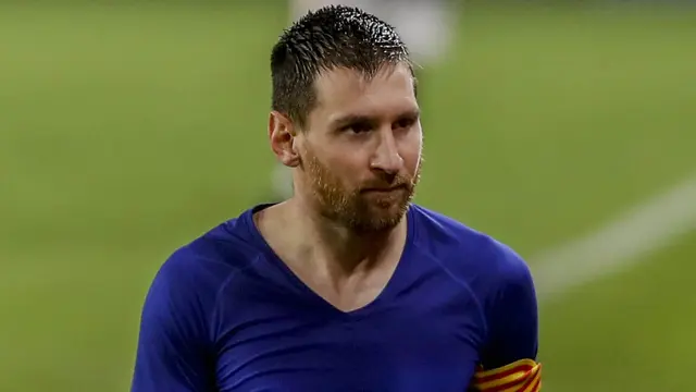 FOTO: Reaksi Lionel Messi CS Usai Dihajar Sevilla di Copa del Rey